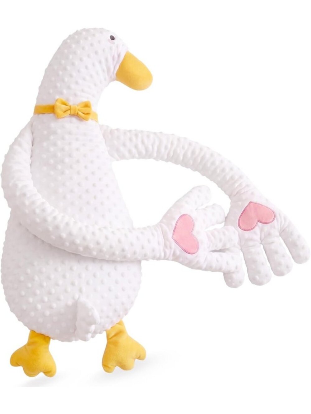 Large 25.5" White Goose Plush Doll | Soft Animal Stuffed Toy & Pillow